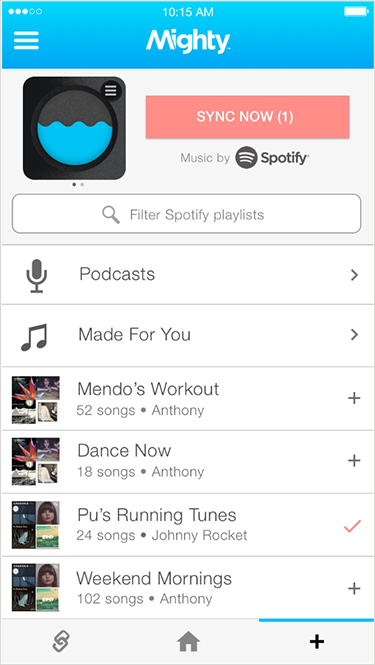 Mighty - Play Your Spotify and  Music Without A Phone